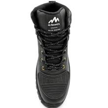 Bota Coturno Couro Impermeável Masculino Moto Tênis Trabalho