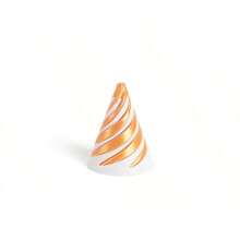 1 3D Printed Spiral Cone Christmas Tree Decoration Made Of Plastic Material, Suitable For Desktop Decoration In Vacation Homes And Offices, Suitable For Thanksgiving, Birthdays, Valentine's Day, Christmas, Bridal Parties, Bars And Adult Parties, Weddings, Spring, Halloween, Christmas