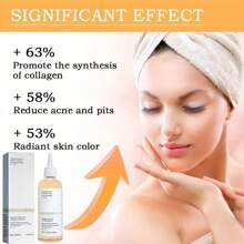 1PCS Glycolic Acid 7% Toner, Exfoliating Hyaluronic Acid Serum,Moisturizing And Skin Astringe Pores Reduces Skin Blemishes.Which Soothes And Hydrates The Skin - Yellow - View 3