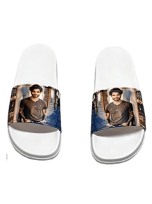 Customized Men's Slippers With Personalized Patterns, Photos, Or Logos. Suitable As Gifts For Family, Friends, Customers. For Events, Holidays, Beach, Hotel, Home Use
