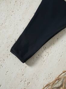 Bikinx Solid Color Patchwork Simple Women's Bikini Swimwear Set For Summer Beach Vacation Vacation