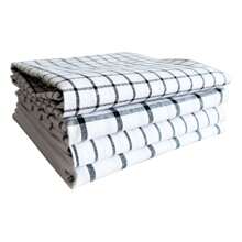 1 Set Of 4pcs Mixed Rectangular Kitchen Towels, 19.69 X 27.56 Inch/50 X 70cm, Large Size, Woven, Absorbent, Breathable, Hanging Design, Suitable For Kitchen, Dining Room, Living Room, Hotel