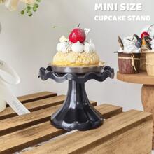 1Pc Mini Cupcake Stand Small Cake Display Stand For Chocolate,Dessert,Wedding,Birthday,Baby Shower,Tea Party Supplies,Gold