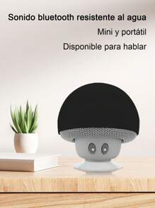 Mini Bocina Hongo Bluetooth Recargable Usb Impermeable - Negro - Ver 3