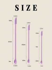 3件套硅胶空瓶刮刀套装，含粉色刮刀，适用于乳液、粉底液、沐浴露等。 - 粉色 - 查看 5