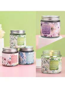 1/3 Stück vierfarbige Lotus duftende Kerzen, rauchfrei, geeignet für Wohnzimmer, Schlafzimmer, Haushalt