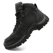 Bota Coturno Couro Impermeável Masculino Moto Tênis Trabalho