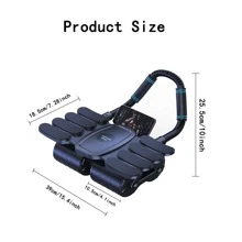 2025 New 4-Wheel Abdominal Roller With Elbow Pad Support - Automatic Rebound Ab Wheel, Upgraded Home Gym Core Exercise Equipment (Elbow Pad Is Placed In The Packaging Box, Please Attach It Yourself After Receiving The Goods) Gym Accessories, Sport, Gym, Home Exercise, Abdominal Wheel, Abdominal Roller