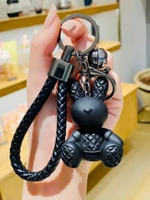 Personalized Keychain - Teddy Bear Keychain - Cartoon Keychain - Valentine's Day Gift - Meaningful Gift - Teddy Bear Keychain - Cute Teddy Bear Keychain - Backpack Pendant - Customized With Your Name Or Any Information - Christmas Gift - New Year Gift - Easter - Gift For Mom - Gift For Dad - Gift For Family - Keychain Guardian