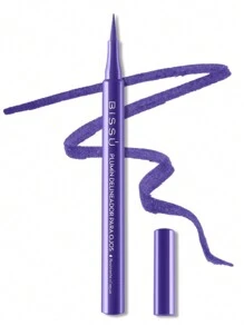 Plumín Delineador De Ojos Bissu A prueba de agua ORIGINAL punta plumín Alta pigmentación Ultra fina plumon - Violeta - Ver 3