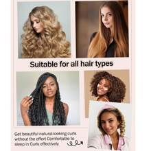 Zestaw 8 szt. lokówek do włosów, satynowa czepka do spania, opaska do włosów, spinki do włosów, pierścienie do włosów, opaska na oczy do spania, miękka czepka do spania, wygodna falownica do włosów, szczotka do włosów, elastyczne narzędzia do stylizacji falowanych i kręconych włosów, idealny prezent dla mamy lub dziewczyny, powrót do szkoły, niezbędne akcesoria podróżne na wakacje, akcesoria do włosów dla kobiet, lokówki, szczotka do kręconych włosów, kręcone włosy, wałki do włosów, lokówka, bez użycia ciepła, bez użycia ciepła, lokówki, wałki, do włosów, wałki do włosów, narzędzia do kręconych włosów, wałki do włosów, wałek do włosów, dyfuzor do loków, włosy, podróże, produkty do włosów, narzędzia do włosów, akcesoria do włosów, fryzjer, akcesoria fryzjerskie, salon fryzjerski, sprzęt fryzjerski