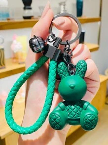 Personalized Keychain - Teddy Bear Keychain - Cartoon Keychain - Valentine's Day Gift - Meaningful Gift - Teddy Bear Keychain - Cute Teddy Bear Keychain - Backpack Pendant - Customized With Your Name Or Any Information - Christmas Gift - New Year Gift - Easter - Gift For Mom - Gift For Dad - Gift For Family - Keychain Guardian