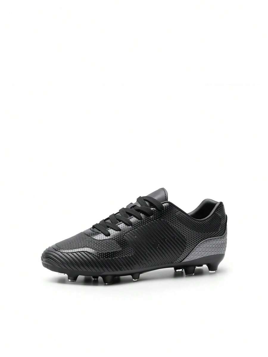 DREAM PAIRS Men's Firm Ground Soccer Cleats Soccer Shoes - Black - View 1