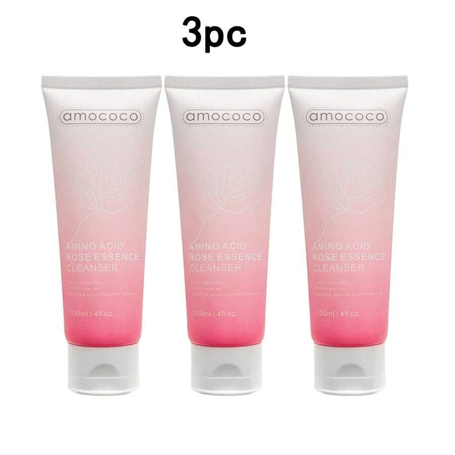 Rose Cleansing Mousse , Suitable For Alskin Types, For Men And Women, 2oz FacialSkincare Facial Cleansing Skin Repair ComfortCleanser - 白色 - 查看 1