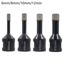 6mm/8mm/10mm/12mm/14mm/16mm M14 Thread Dry Vacuum Brazed Diamond Drilling Hole Saw Ceramic Tile Hole Saw For Granite Marble Drill Bits - Multicolor - View 21
