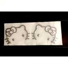 Sanrio Hello Kitty PVC Phone Charms, 2 Packs Adhesive Multi-Use Cartoon Stickers For Mobile Cameras, Computers, Car Mirrors - Y2K Themed Birthday Gift Accessories Back To School