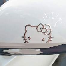 Sanrio Hello Kitty PVC Phone Charms, 2 Packs Adhesive Multi-Use Cartoon Stickers For Mobile Cameras, Computers, Car Mirrors - Y2K Themed Birthday Gift Accessories Back To School