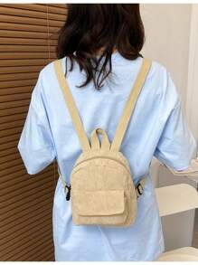 Mini zaino, mini zaino nero, zaino personalizzato, mini zaino ricamato, borsa carina per adulti, borsa scolastica, mini zaini per signore - Multicolore - Visualizzare 5