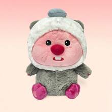 MINISO ZANMANG LOOPY Little Beaver Loving Shells Sitting Doll, Delightful Design, Skin - Friendly Material, Suitable For Gift-Giving, Room Ornament And LOOPY Followers (1PC)