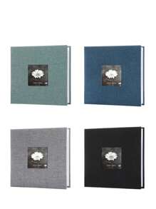 Christmas 1pc 6-Inch Photo Album, Minimalist Pocket-Style Photo Frame, Stores Up To 300 Photos, Creative Gifts, Wedding Decoration, Back To School Season Home Decor New Year Gift - Multicolor - View 3