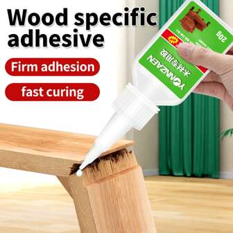 1/2pcs High Strength Wood Glue, Woodworking Adhesive Suitable For Wood Board, Furniture, Wood Repair, Multi-Purpose Glue