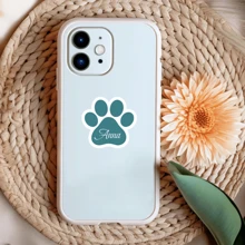 10/20/30 PIEZAS Pegatinas personalizadas de 5CM de la huella de la pata de la mascota Pegatinas de vinilo de la huella de la pata Pegatinas personalizadas con el nombre de la pata Pegatinas lindas de la mascota Pegatinas impermeables Pegatinas personalizadas con el nombre de la mascota Pegatinas para Hydroflask Huella personalizada con nombre Pegatina de gato personalizada Pegatinas para portátil Pegatinas divertidas