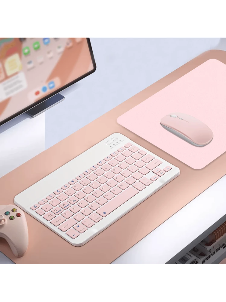 Bluetoothキーボードマウスセット、ポータブルワイヤレスキーボード