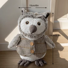 1pc Animal Shaped Door Stopper/Bookend With Mixed Color Knitted Wooly Pompom Decoration, Weighting About 1kg Best Gifts Birthday Graduation