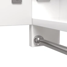 Modern 32x28 Inches Bathroom Cabinets, Medicine Cabinets With Mirrors And LED Lights, Bathroom Lockers With Multilevel Storage Compartments And Towel Rails - 32"*28" - View 8