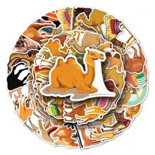 50 件骆驼贴纸适用于笔记本电脑水瓶自行车滑板行李电脑玩具滑雪板礼物贴纸 - 鏽棕色 - 查看 6