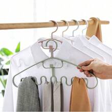 10pcs Wavy Clothes Hangers, [Random Color], Bedroom Accessory, Laundry Organization, Space-Saving Tank Top & Bra Hangers, Closet Organization, Wardrobe Organization And Storage, Home Organization And Storage Supplies
