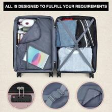 5 Piece Luggage Sets With Spinner Wheels, Womens Luggage Sets Carry On Bag Set, Hardside Carry On Suitcase Sets With Tsa Locks Duffel Bag