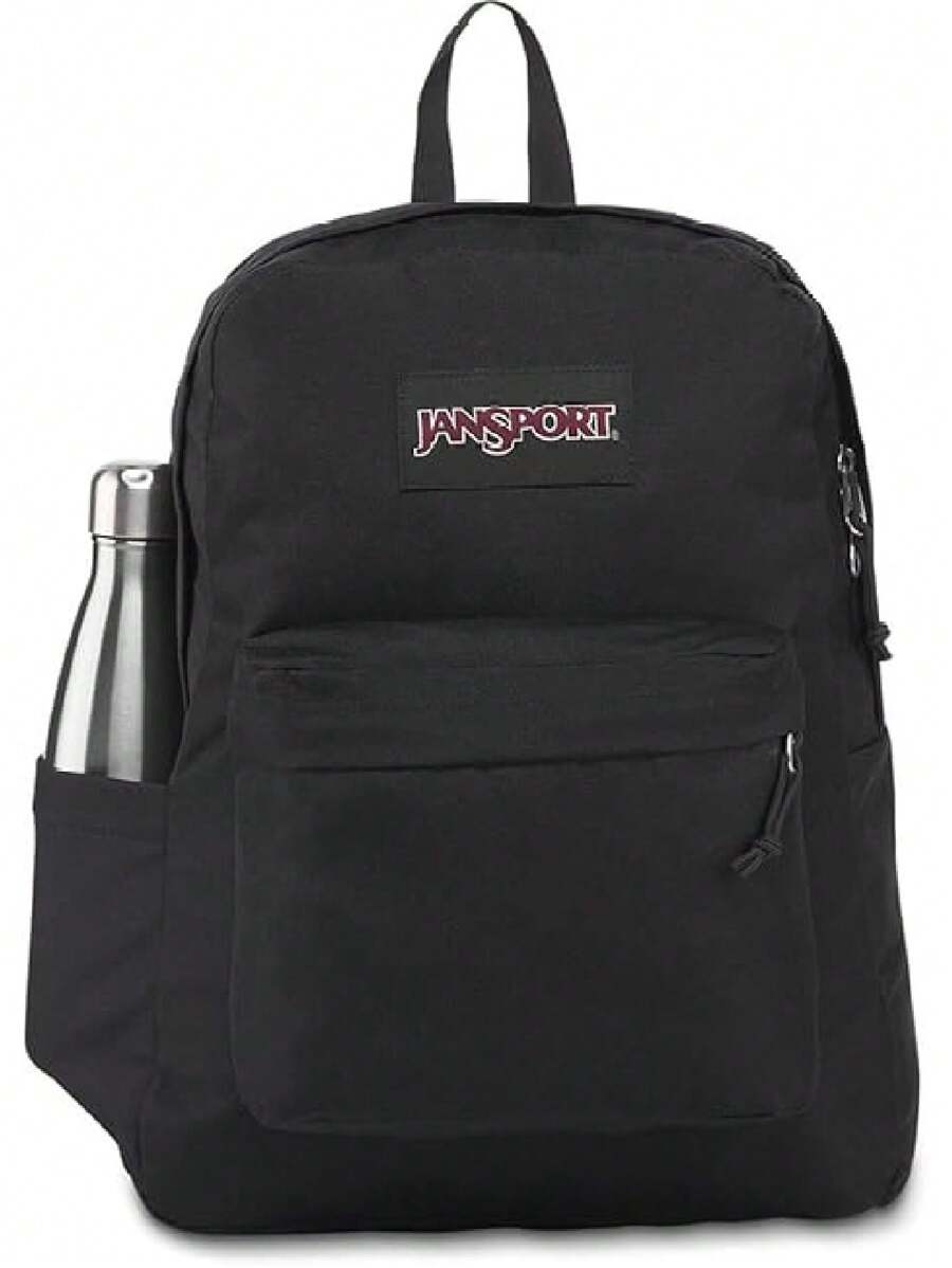 JansSport Pack SUPERBREAK BLACK Quay lại trường học - màu đen - Xem 1
