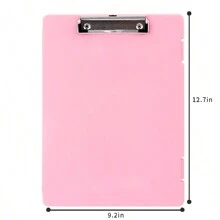 4 pezzi Cartella con scomparti, comprende una cartella con portapenne e una cartella per fogli A4, in plastica resistente, con apertura laterale e frontale, con molletta discreta, adatta per infermieri, insegnanti, avvocati