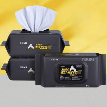 80/160pcs/Pack Shoe Cleaning Wipes For Various Types Of Shoes, Convenient For Your Daily Life