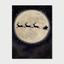 1 tấm áp phích in vải canvas Giáng sinh, ba chú nai con và ông già Noel dưới ánh trăng, tranh treo tường nghệ thuật, tranh treo tường phòng tắm, phòng ngủ, văn phòng, phòng khách, trang trí tường nhà Giáng sinh, trang trí Giáng sinh không có khung, trang trí XMAS, cây thông Noel, quà tặng, trang trí nhà, lễ tạ ơn, đám cưới, trang trí nhà, trang trí mùa thu, trang trí mùa thu, trang trí sinh nhật làm quà tặng, đồ dùng cho bữa tiệc, trang trí lễ hội trong nhà, trang trí Halloween, trang trí tường, đồ trang trí Halloween - Nhiều màu - Xem 12