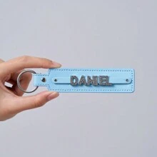 Personalisierter Acryl Mehrfarbiger Buchstaben Schlüsselanhänger, bestes Weihnachtsgeschenk, Geburtstagsüberraschung für Familie und Freunde, Leder Schlüsselanhänger, Acryl Namenspersonalisierung, Herbst/Winter Feiertags Geschenk, Überraschung für Lieblingsmenschen