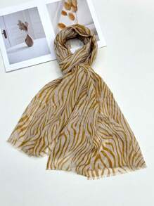 Fashionable New Bohemian Scarf, Breathable Stylish Printed Fringe Shawl, Elegant Design, Women's Sun Protection, Travel Scarf - Multicolor - View 3