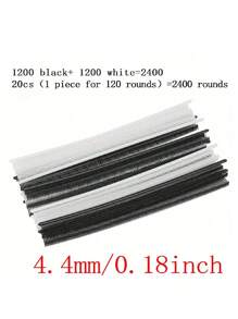 2000/3000PCS Plastic Fasteners For Fine Tagging Gun For Quick Stitch Sewing Gun - 10/15 Black Fasteners + 10/15 White Fasteners, Stitch Gun Fasteners 5mm/0.196inch For Clothing(NOT For Ultra-Fine/Rough Stitch Gun ) - One Size - View 14