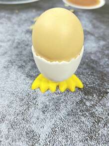 Plastic Egg Tray Cute Funny Chick Design Egg Cup For Breakfast, Creative Tabletop Use - Multicolor - View 7