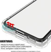 Capa para Samsung Galaxy S11 Plus anti-impacto TPU transparente borda reforçadas anti-choque