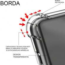 Capa para Samsung Galaxy S11 Plus anti-impacto TPU transparente borda reforçadas anti-choque