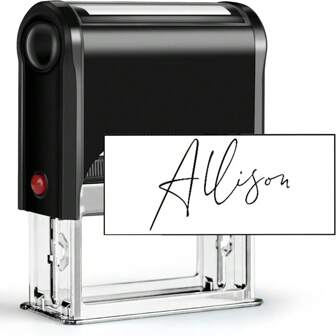 Custom Signature Stamp | Self Inking Personalized Name Stamp | Great For Documents, Checks And Other Paperwork Back To School Multi-Functional,Compact,Seal,Reusable,No-Iron Contracted,Colorful,Cute,Funny,Kawaii,Modern,Cartoon Unique,Customized Self Inking Stamps Personalized,Name Stamps Personalized,Personalized Gifts For Women/Men Ideal Gifts For Him Her,Boyfriend,Girlfriend,Friends,Family,Children,For School,School Supplies,Back To School,For Office,For School,For Classroom,For Teacher Gifts,For University,For Colleague,For Dorm Rooms,For Teacher,For Boys And Girls,For Teenagers,Junior High School Students,Middle School Students,High School Senior High School Students,College Students,University Students,Freshman,Sophomore,Underclassmen