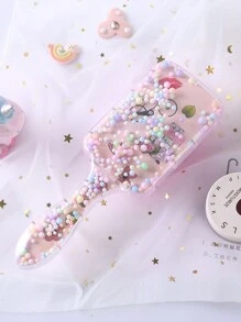 1 件装卡通梳防静电按摩发刷，带独角兽图案，适合女孩