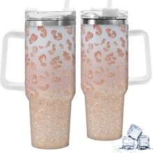 40 Oz Sunflower Travel Mug - Double Insulated Stainless Steel With Lid And Straw For Sunflower Aficionados - Sunflower5 - View 1