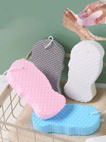 2 pièces Éponge exfoliante ultra douce et séchage rapide - Grattoir corporel doux et brosse de massage de douche, accessoire de salle de bain sans parfum, éponge exfoliante ultra douce, éponge pour éliminer les peaux mortes pour le corps, grattoir facial pour femmes et hommes - Multicolore - Voir 1