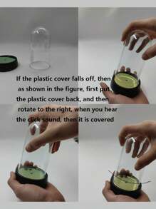 1 件情人节玫瑰礼物浪漫爱心塑料套会发光家居卧室装饰小饰品生日装饰派对聚会小礼物餐桌装饰送老婆送女友圣诞节永恒鲜花礼物母亲节毕业周年礼物 - 多色 - 查看 12