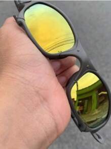 METAL MODEL Inspire Juliet Double XX Metal Squared Sunglasses - 黃金朱朱 - View 1
