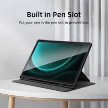 TBTIC 720° Rotation Acrylic Compatible With Samsung Tab Case A9 S9 S8 S7 Plus 11 FE 10.9 12.4 8.7 A8 10.5 X200 X206 S6 Lite 10.4 P620 P610 P615 P613 Leather Flip Cover Rotatable Adjustable