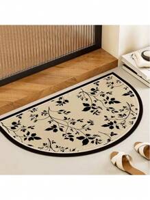 1 Thảm Phòng Tắm Họa Tiết Hoa, Thảm Lối Vào Nhà Vệ Sinh, Thảm Thấm Đất Diatomaceous, Thảm Chống Trơn Trượt Nhà Vệ Sinh, Trang Trí Phòng - Nhiều màu - Xem 1
